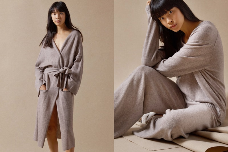 zara home loungewear knit cozy simple classic fall trend