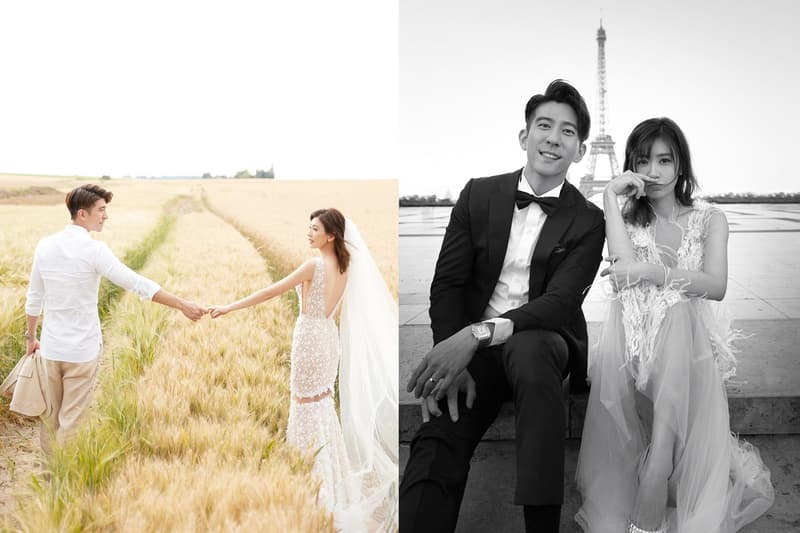 alyssa kai wedding photo paris taiwan actress