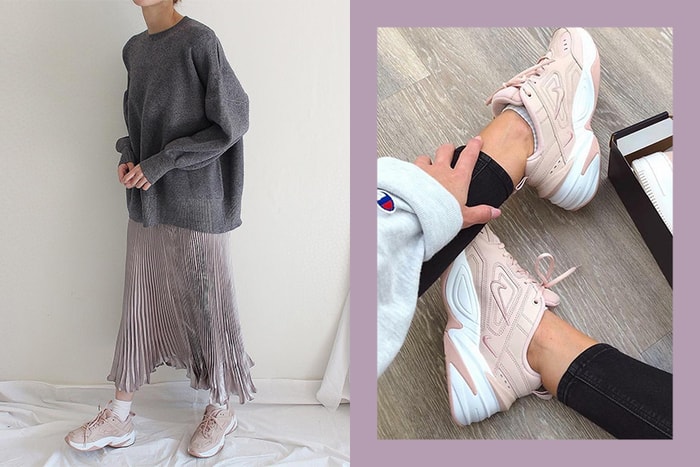 嫌全白波鞋太單調?這個春天一起成為裸粉色球鞋女孩吧!