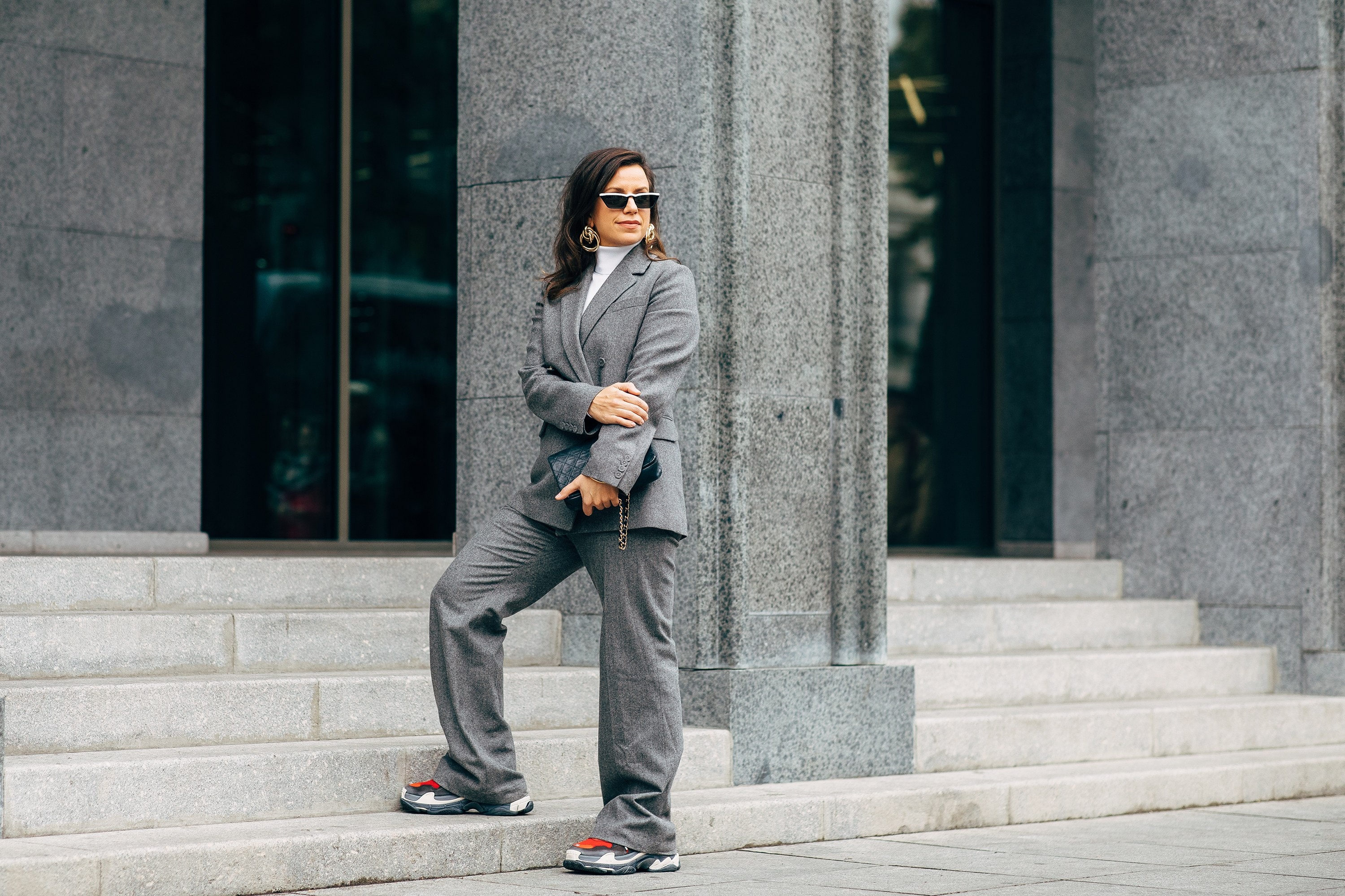 Suit Street Style at Tbilisi Fashion Week Spring 2019