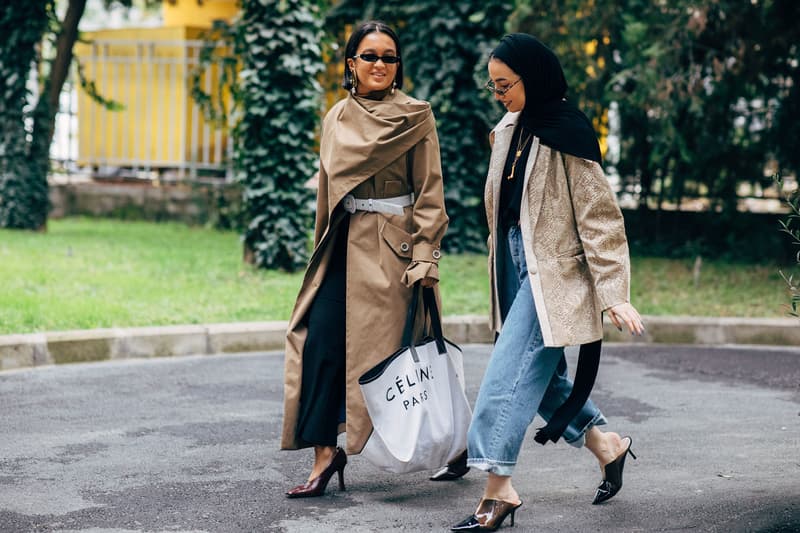 Blazer Denim Street Style at Tbilisi Fashion Week Spring 2019