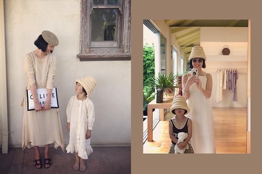 fashion blogger Helen yu kuo and her daughter Marni