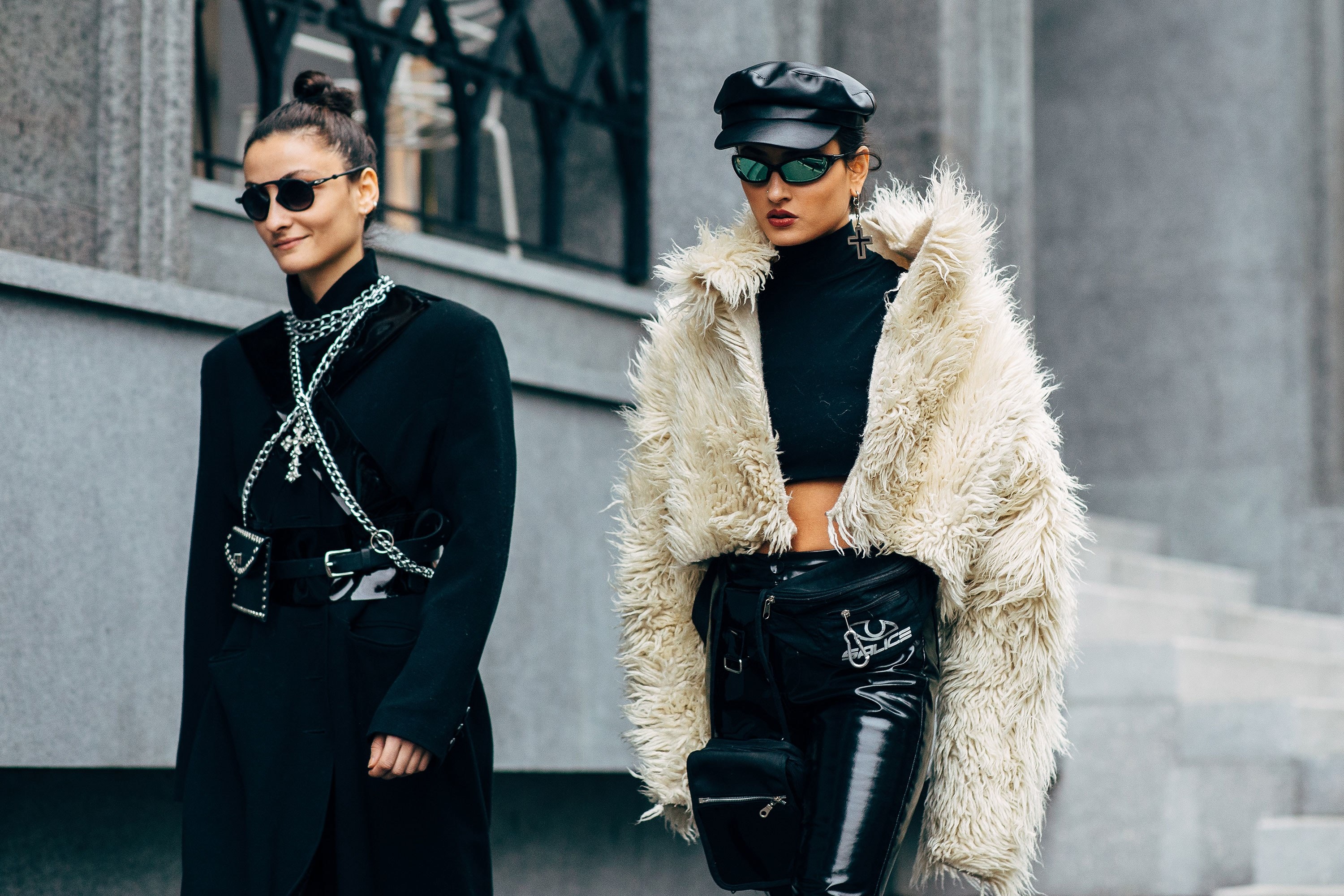 Fur Street Style at Tbilisi Fashion Week Spring 2019