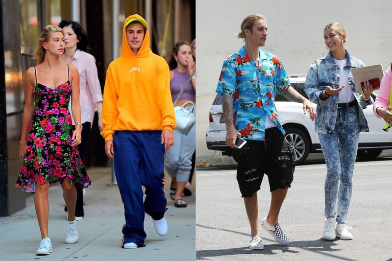 Justin Bieber Hailey Baldwin Couple wear Streetsnaps Style