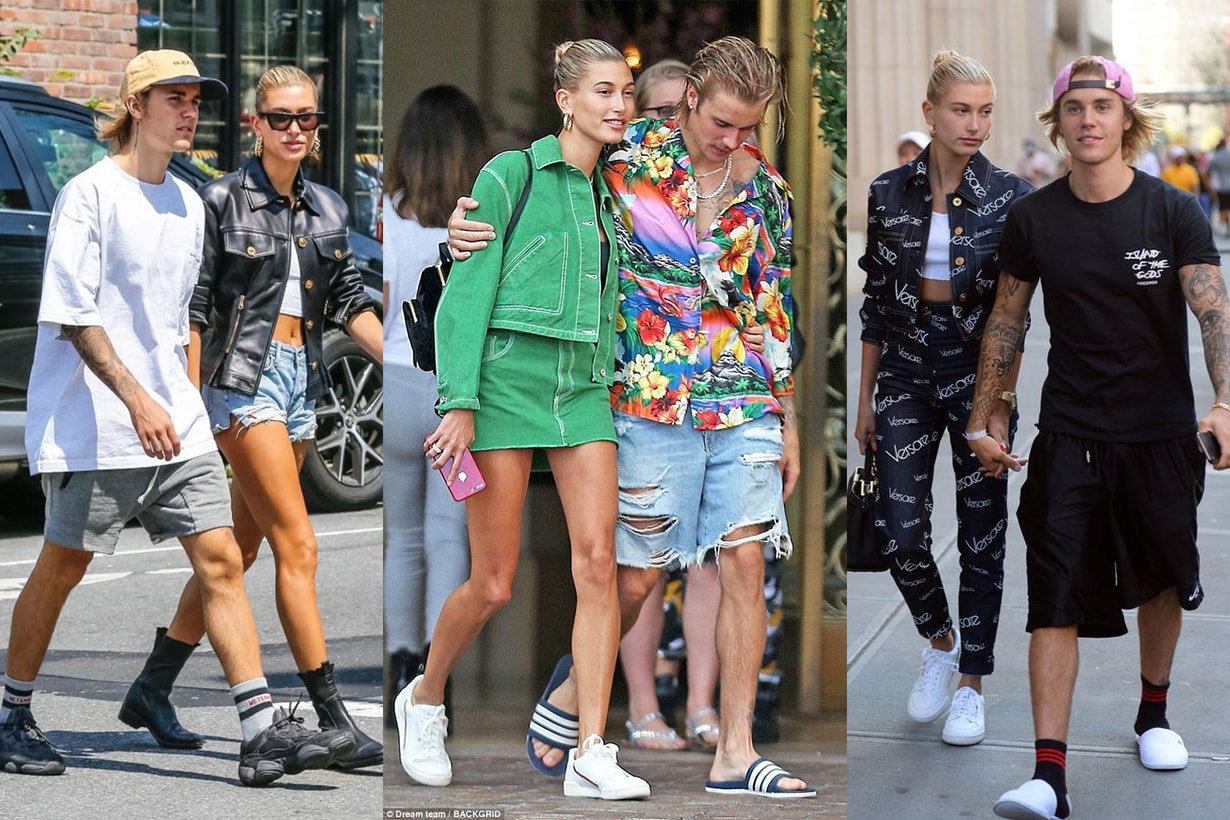 Justin Bieber Hailey Baldwin Couple wear Streetsnaps Style