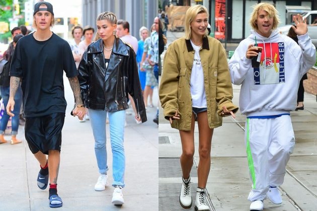 Justin Bieber Hailey Baldwin Couple wear Streetsnaps Style