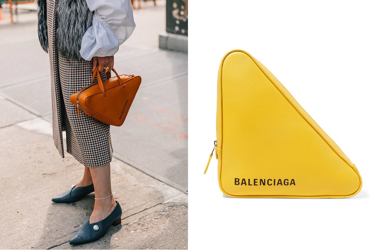 Balenciaga Triangle Duffle Bag Street Style It bag