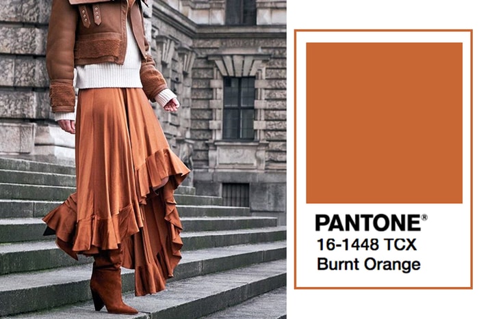今期流行 Pantone「燃橙色」！20+ 街拍說服你換上這秋冬專屬色