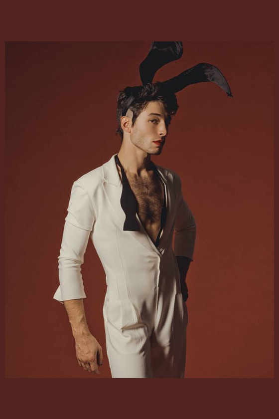 Ezra Miller playboy photo shoots fantastic beasts
