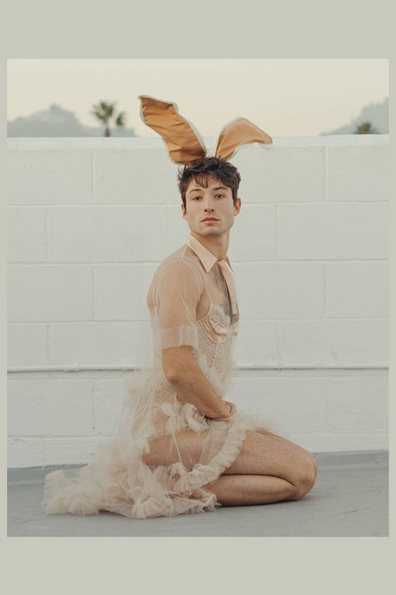 Ezra Miller playboy photo shoots fantastic beasts