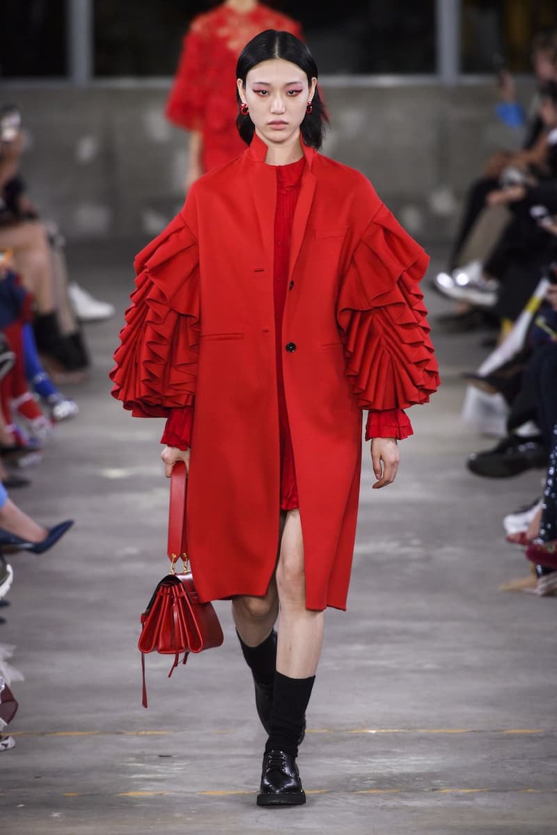 valentino tokyo 2019 pre fall show runway wabi sabi