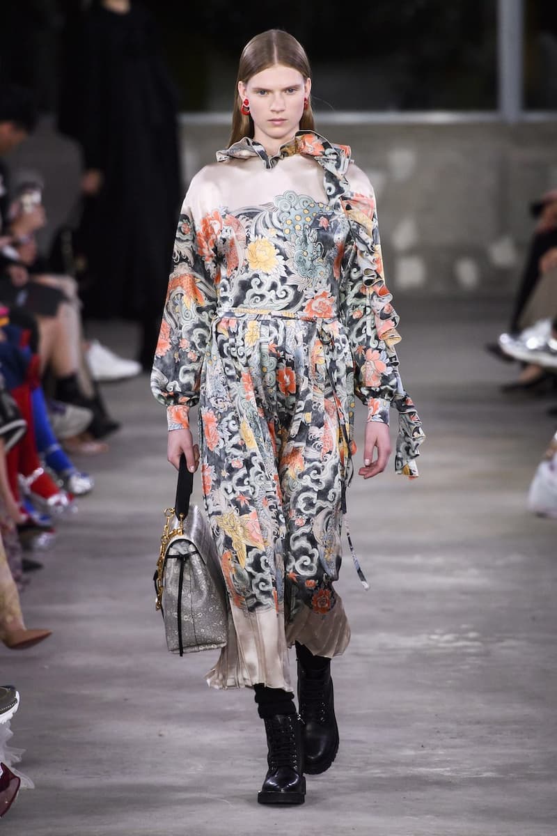 valentino tokyo 2019 pre fall show runway wabi sabi