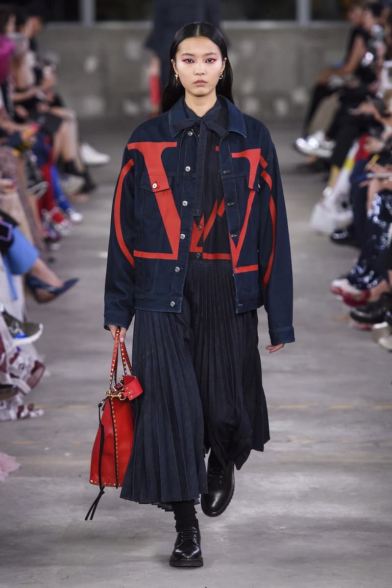 valentino tokyo 2019 pre fall show runway wabi sabi