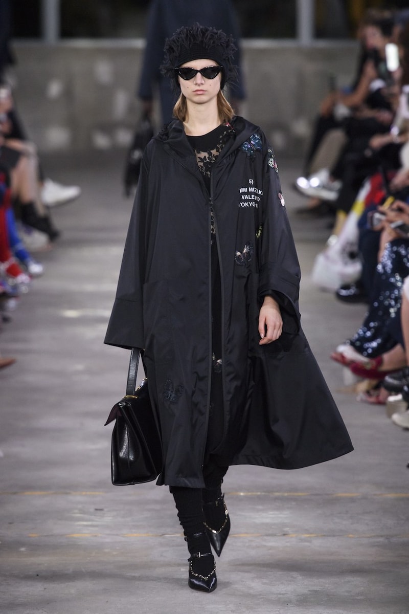 valentino tokyo 2019 pre fall show runway wabi sabi