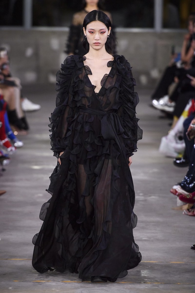 valentino tokyo 2019 pre fall show runway wabi sabi