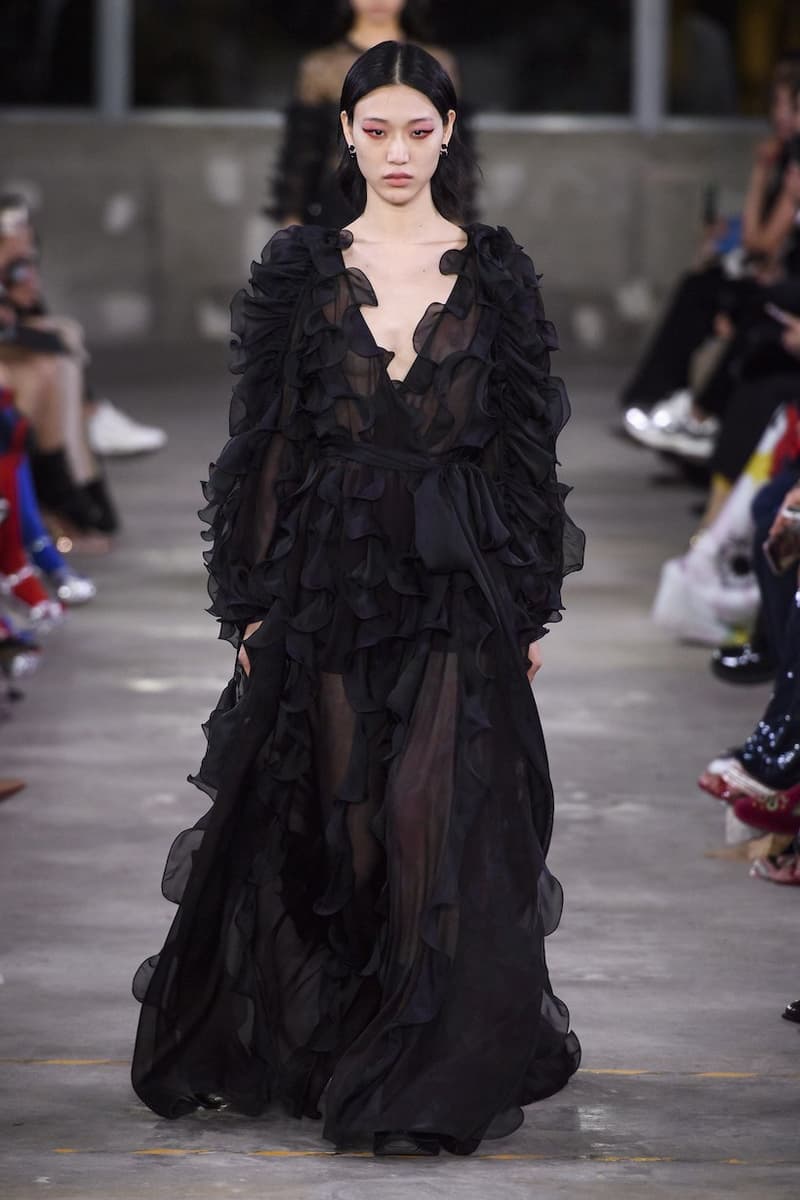 valentino tokyo 2019 pre fall show runway wabi sabi