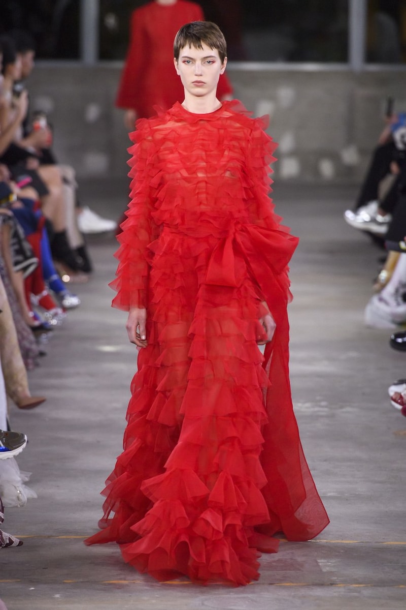 valentino tokyo 2019 pre fall show runway wabi sabi