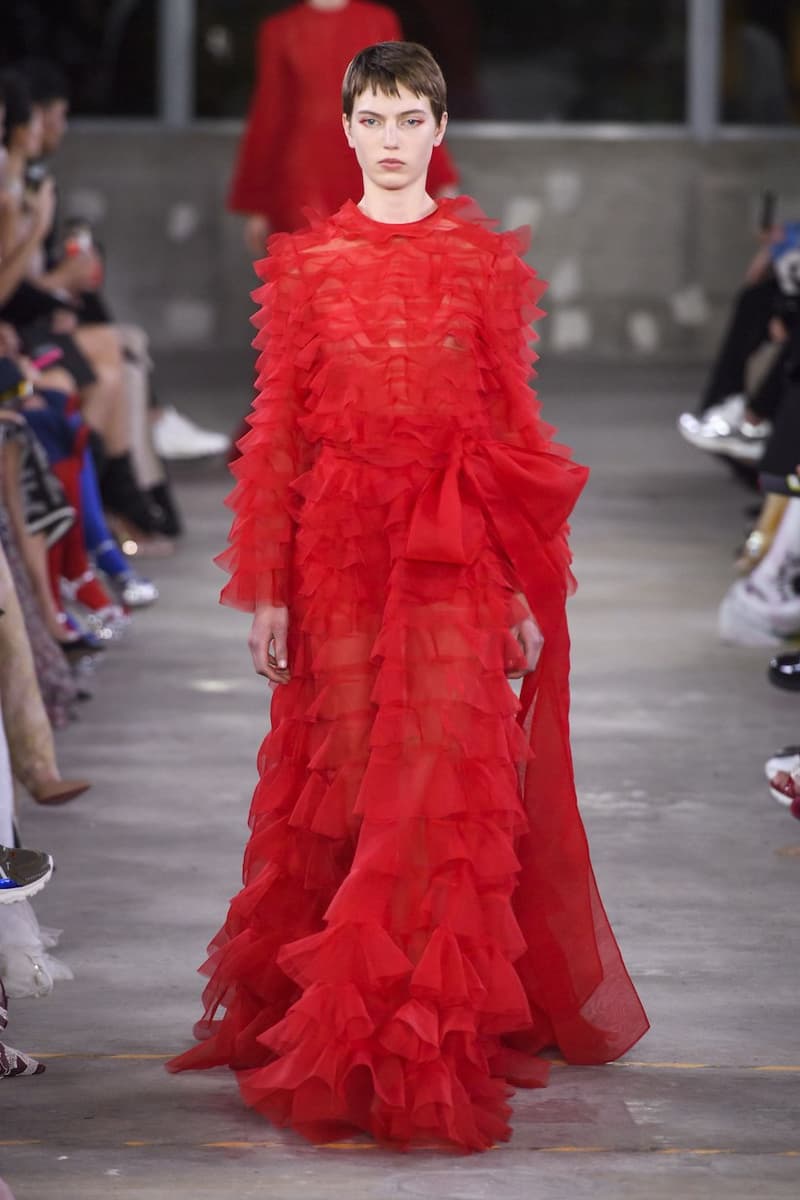 valentino tokyo 2019 pre fall show runway wabi sabi