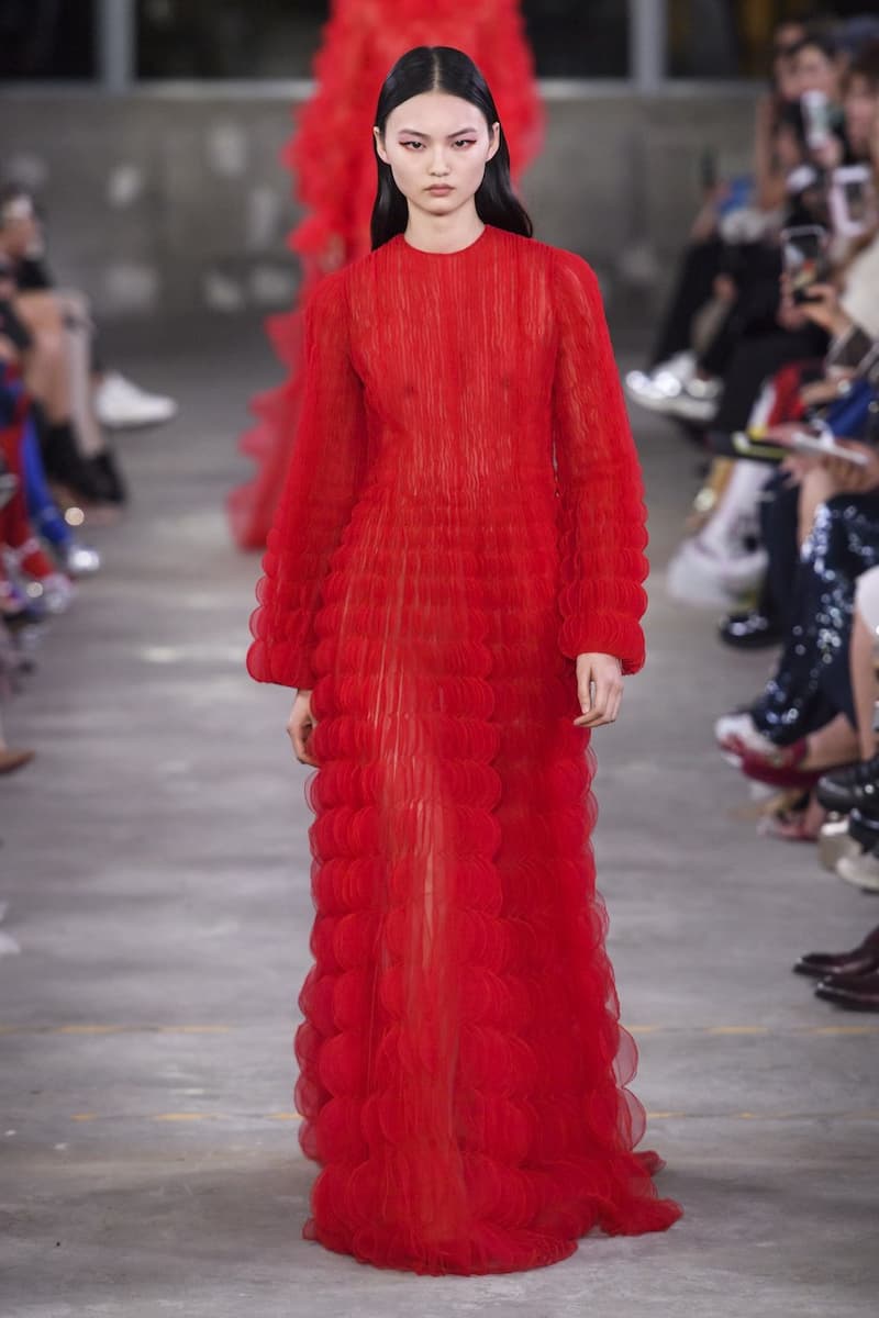 valentino tokyo 2019 pre fall show runway wabi sabi