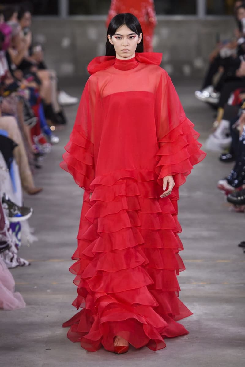 valentino tokyo 2019 pre fall show runway wabi sabi
