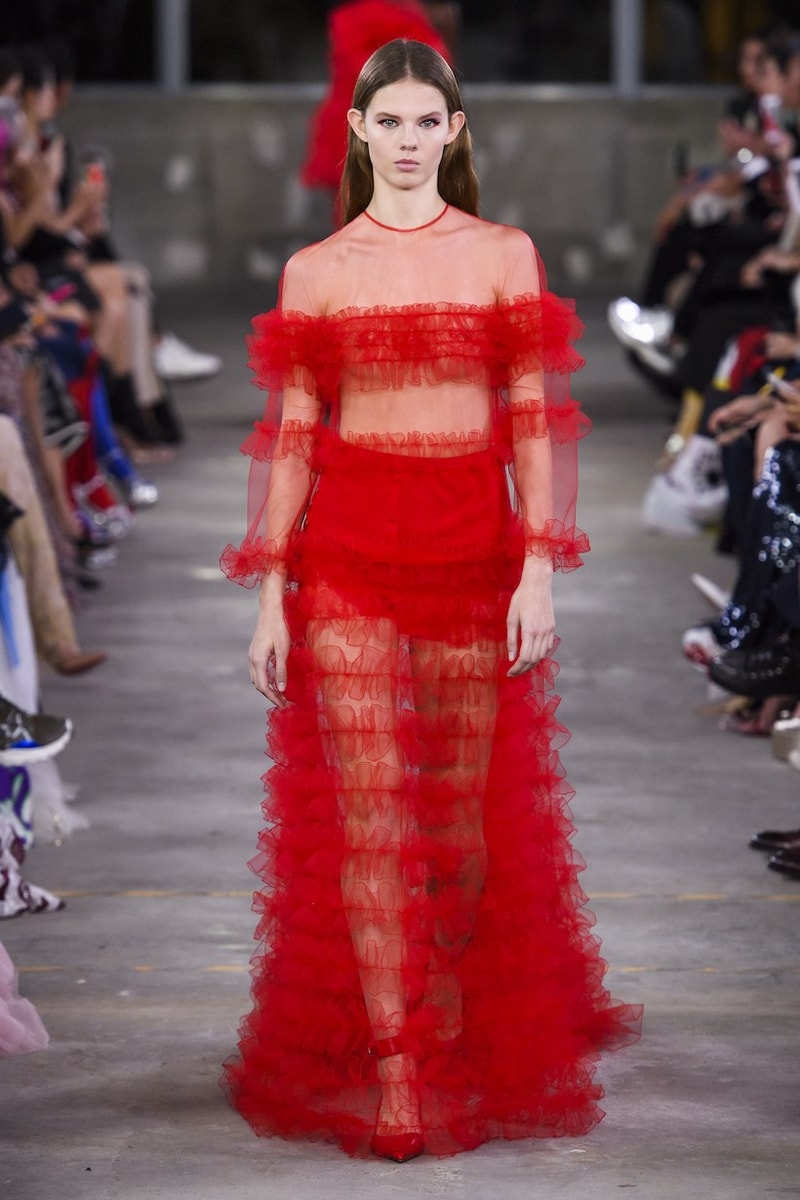 valentino tokyo 2019 pre fall show runway wabi sabi