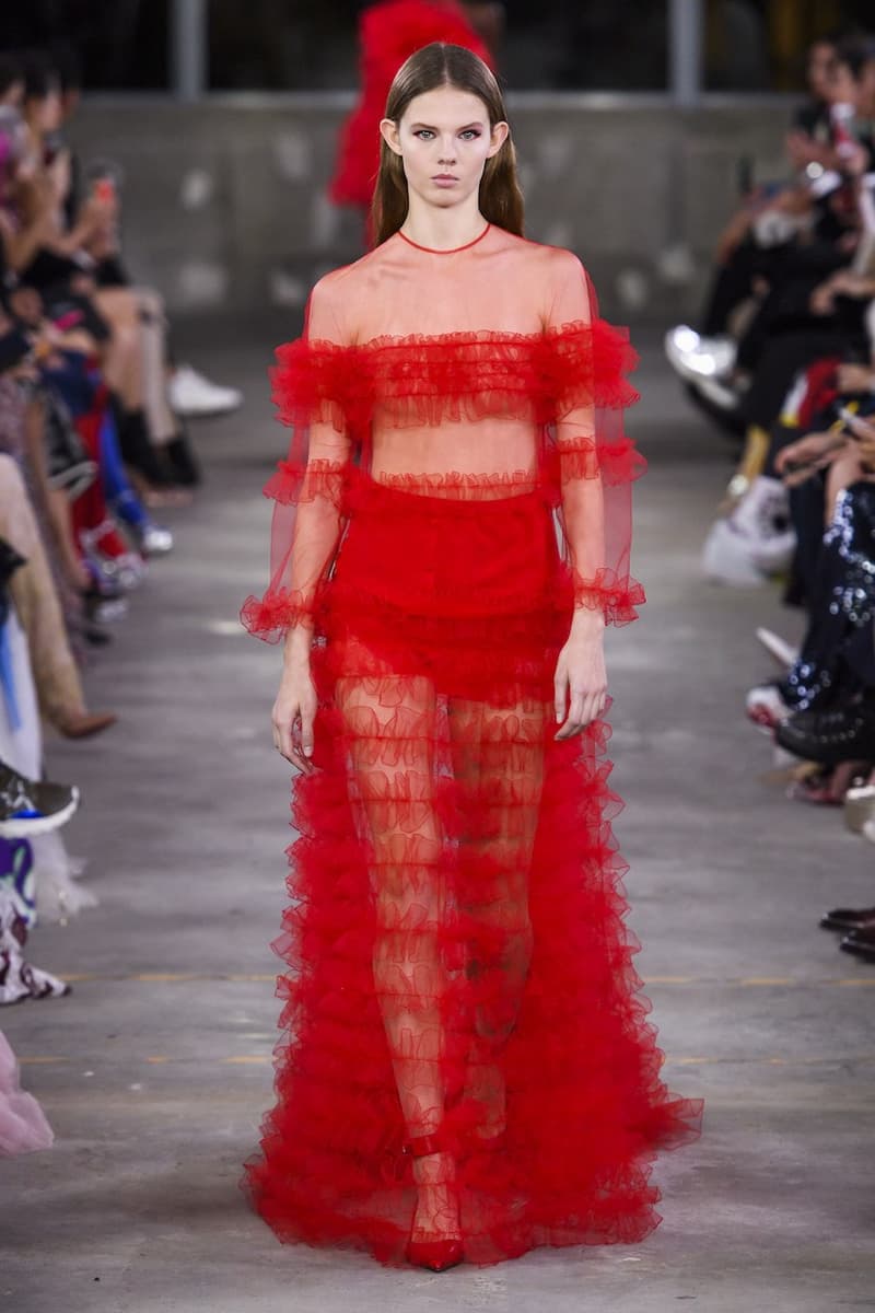 valentino tokyo 2019 pre fall show runway wabi sabi