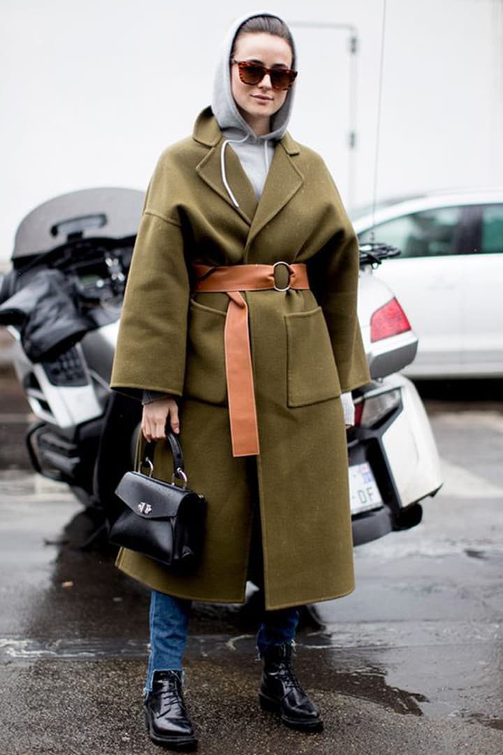 Hoodies Coat Street Style Secret Winter Layering