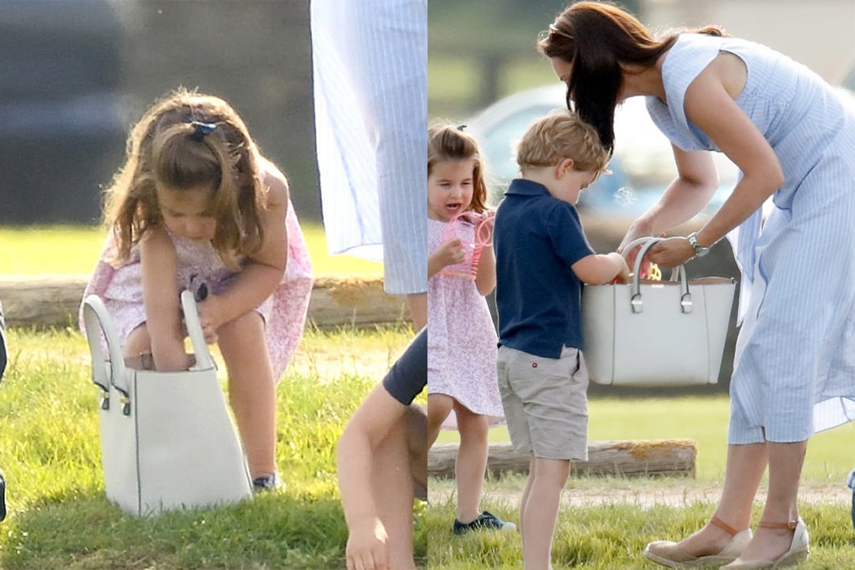 Kate Middleton Prince George Princess Charlotte Handbag