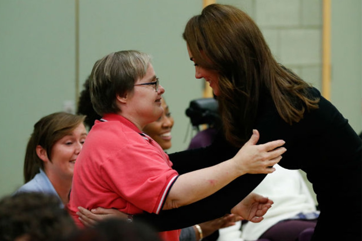 Kate Middleton told Janet Emery she tells her children hugs are important
