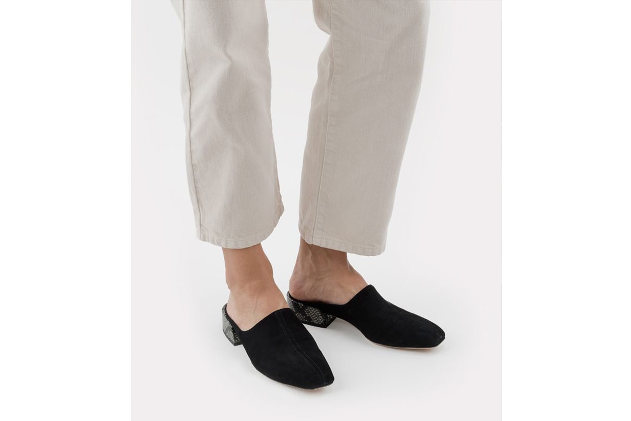 Labucq Di Black Suede Flats