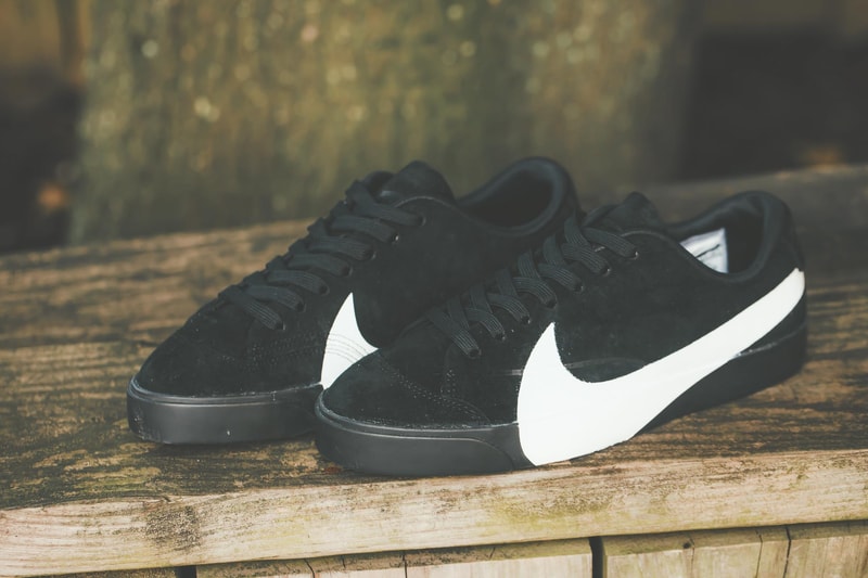 nike big swoosh logo blazer sneaker 2018