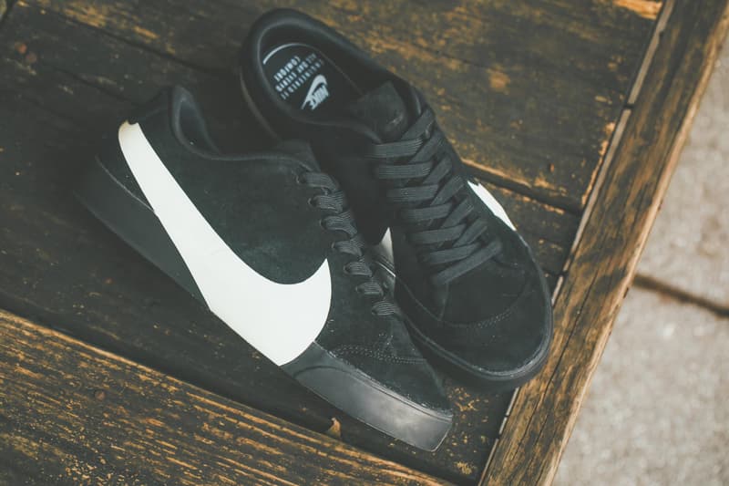 nike big swoosh logo blazer sneaker 2018