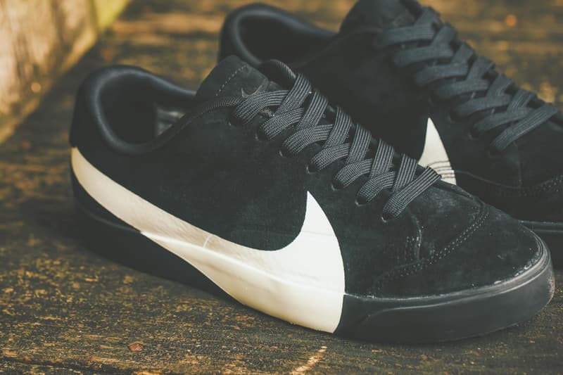 nike big swoosh logo blazer sneaker 2018