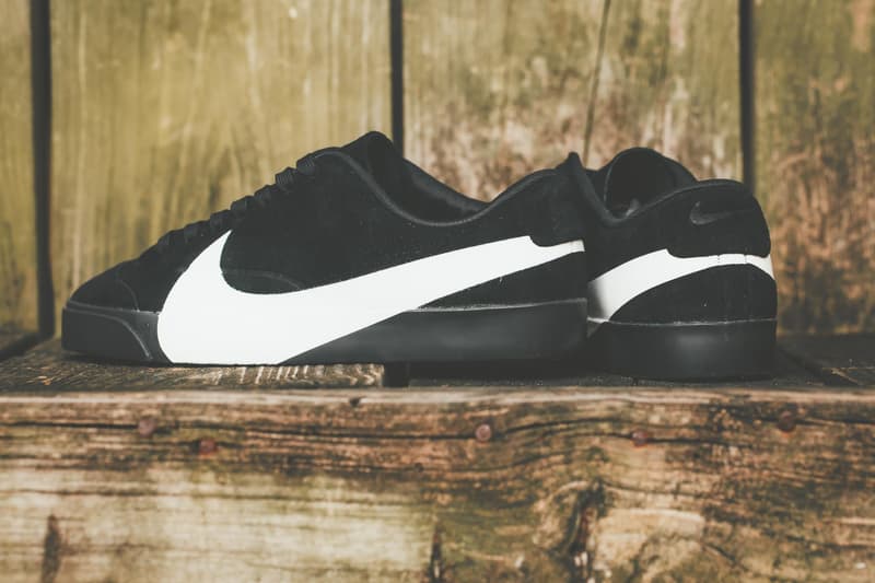 nike big swoosh logo blazer sneaker 2018