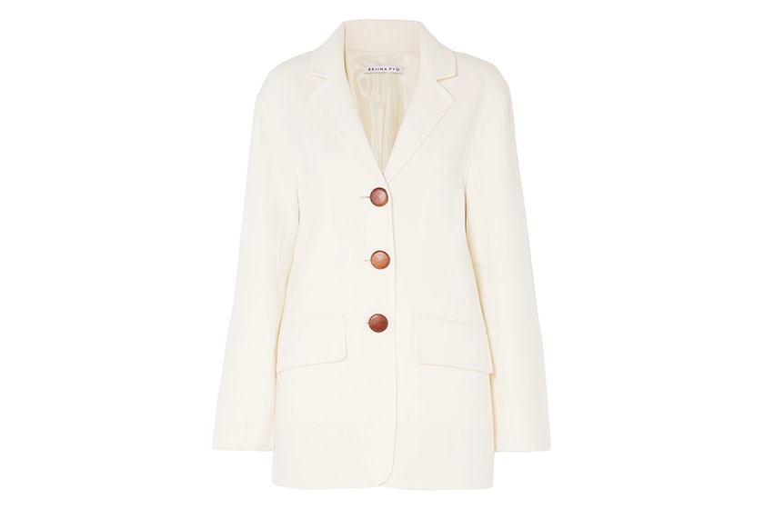 Rejina Pyo Maria Wool-blend Felt Blazer