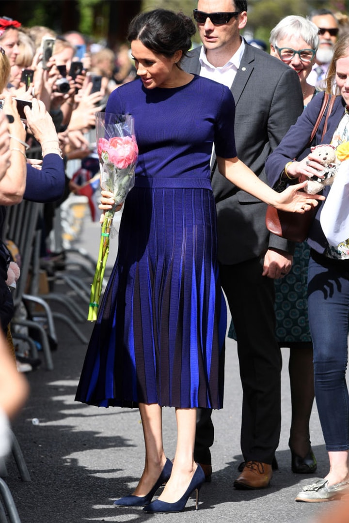 Meghan Markle’s See-Through Givenchy Blue Skirt