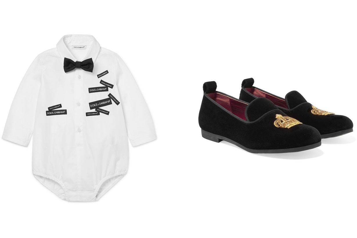 NEt a Porter X Dolce and Gabbana Kids Party style
