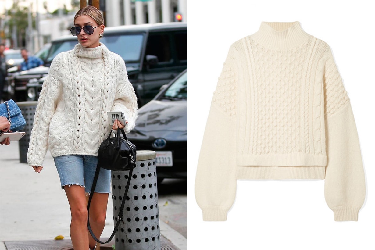 Frame Nubby Wool-blend Turtleneck Sweater Chunky Knitwear Street Style
