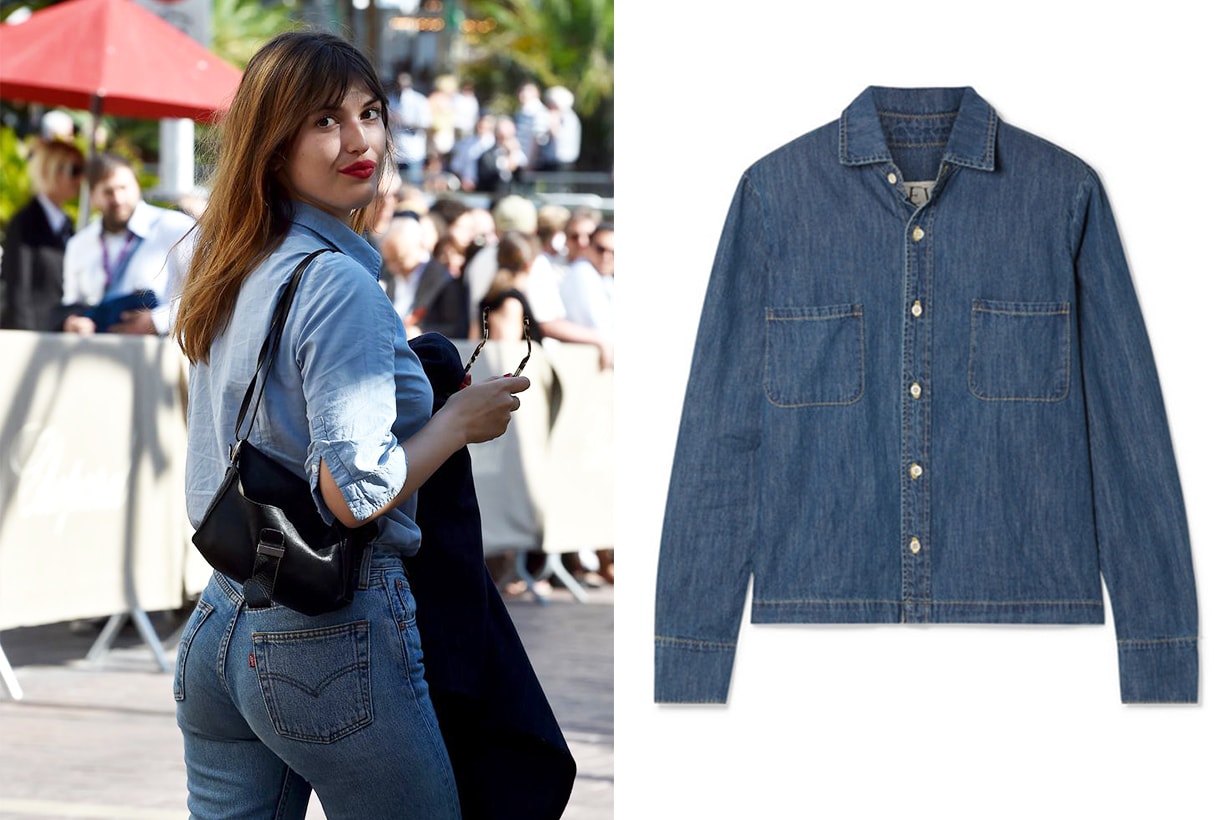 EVE Denim Simone Denim Shirt Jeanne Damas