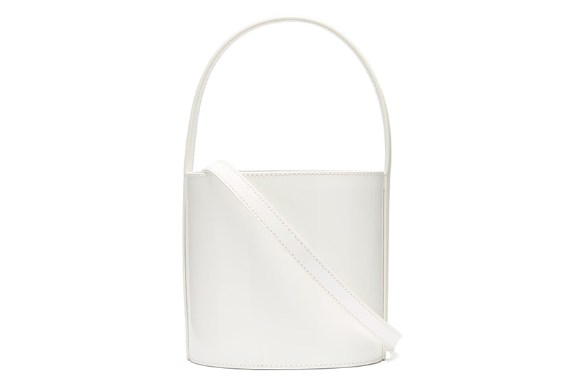 Staud Bissett Patent-Leather Bucket Bag