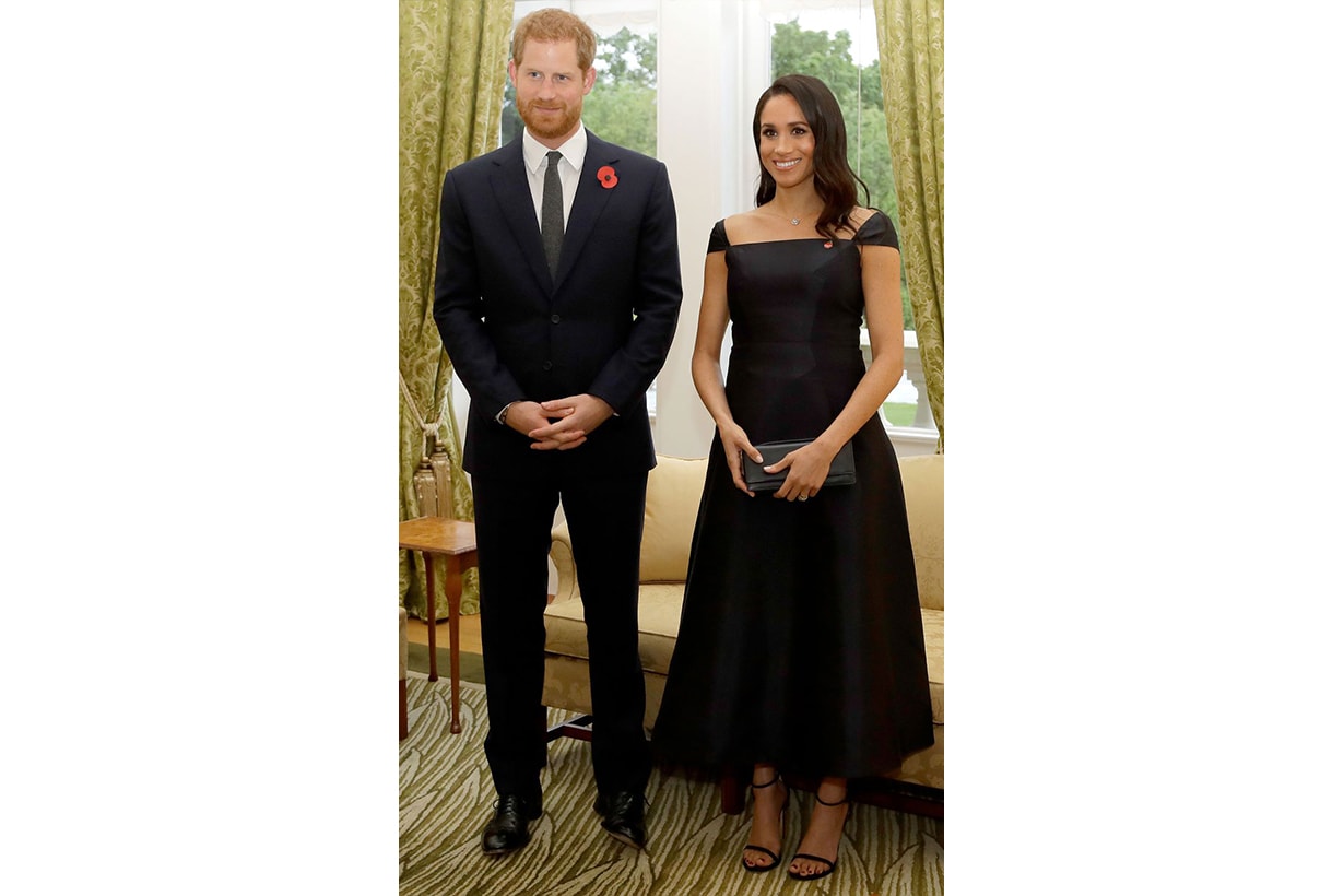 Meghan Markle Gabriela Hearst Black Dress