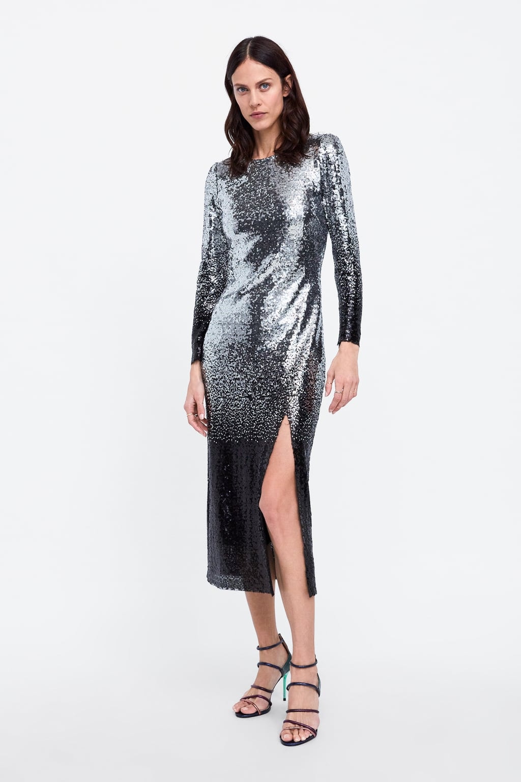 Zara Ombre Sequin Dress
