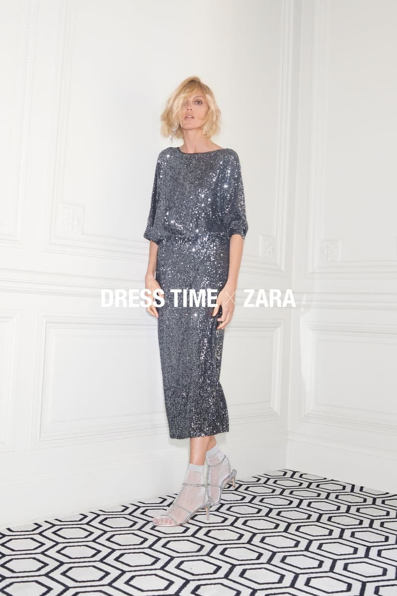 Zara Open Back Sequin Dress