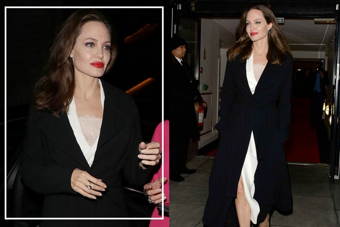誰說隨性無法與優雅共存？Angelina Jolie 示範了風衣的完美搭法！