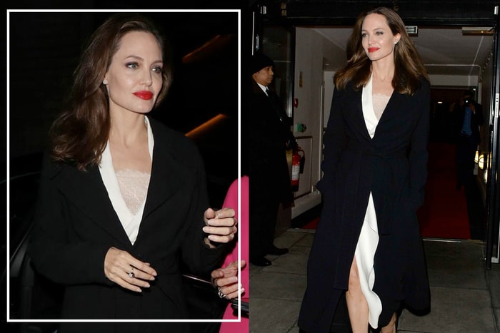 誰說隨性無法與優雅共存?Angelina Jolie 示範了風衣的完美搭法!