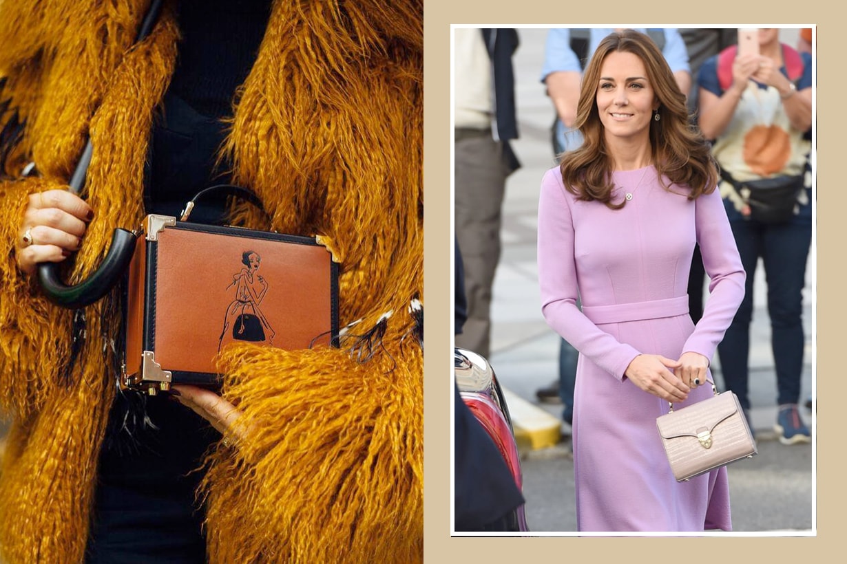 pippa middleton giles deacon handbags Aspinal of London designer