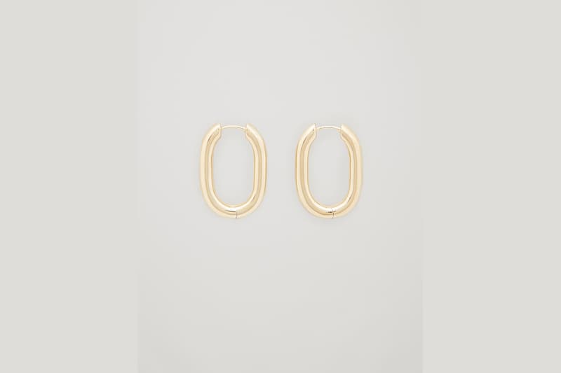 COS gold earrings