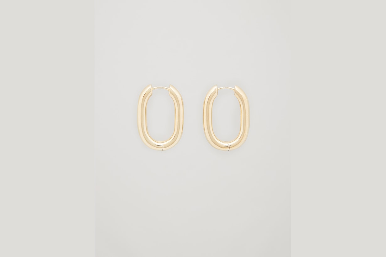 COS gold earrings