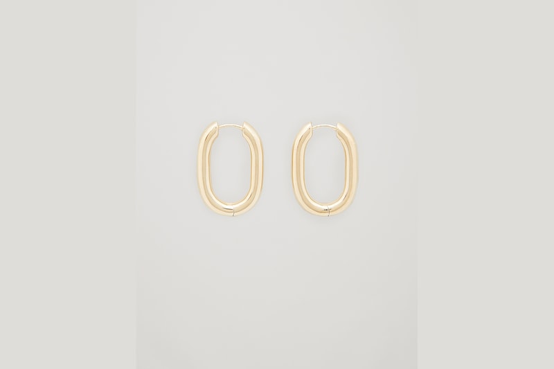 COS gold earrings