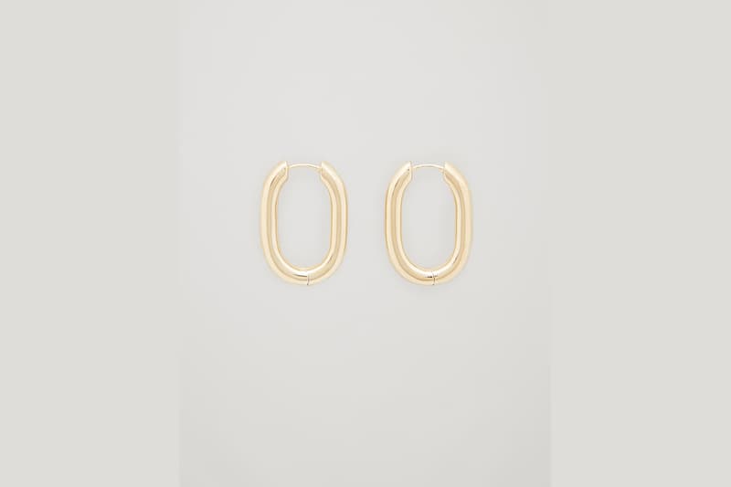 COS gold earrings